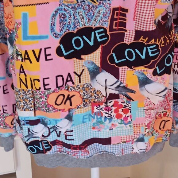 Marcus Lupfer Have a Nice Day Sweatshirt Y2K - Picture 7 of 12